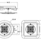 Beacon CLO-80L-50-5K7-5QW-UNV-SQ-WHT Square Ceiling Garage Light, 6000 Lumens, 5000K, 70 CRI, Type 5 Square Wide Optics, 120-277V, White Matte Textured