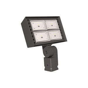 Beacon RFL4-120-4K-T-DB 124W Ratio LED Floodlight Medium Size, 120-277V, 4000K, 15119 Lumens, Trunion Mount, Bronze Finish