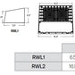 Beacon RWL2-160L-45-3K7-2-UNV-BLT LED Micro Strike Optics Wallpack, 6500 Lumens, 3000K, 70 CRI, IES Type II Distribution, 120-277V, Black Matte Textured