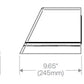 Beacon TRP2-36L-25-5K7-3-UNV-DBT Trapezoid Wall Mount LED Light, 4200 Lumens, 5000K, 70 CRI, Type 3 Distribution, 120-277V, Dark Bronze Matte Textured