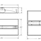 Columbia Lighting CCL22-3340 28.9W LED 2x2 Architectural Center-Lens Troffer, 3300 Lumens, 4000K