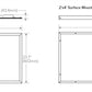 Columbia Lighting CFP24-55/41/3435 2'x4' Edge-Lit Flat Panel, 5500/4100/3400 Switchable Lumens, 3500K, 120-277V