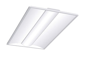 Columbia Lighting CLT24-LSCS-EDD 2x4 LED Architectural Center-Lens Troffer, 3750/5000/6000 Lumens, 3500/4000/5000K Color Temperature