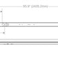 Columbia Lighting CSL8-A-LSCS 8' LED Striplight, 8000/8800/9600 Switchable Lumens, 3500/4000/5000K Switchable CCT, 0-10V Dimming, 120-347V