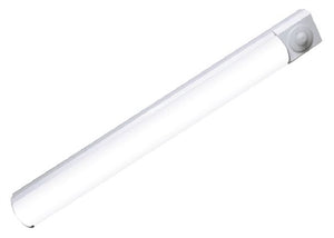 Columbia Lighting LBIL4-40ML-EU-ELL14 4' LED Bi-Level Light, 4000K Color Temperature, Medium Low Watt, Fixed Output, 120-277V, with Emergency Battery Pack