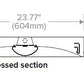 Columbia Lighting LCAT24-35MLG-EU 30W 2'x4' LED Contemporary Architectural Troffer, 3500K, Medium Lumen, Grid Lay-in Ceiling, Static Air Function, 0-10V Dimming, 120-277V