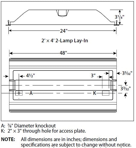Columbia Lighting LJT24-35LWG-FSA12F-EU-C388 39W 2'X4' LED Troffer with Adv Solid State Technology, 3500K, Low Watt, Grid Ceiling, White Flush Steel Door, Pattern 12 Acrylic Lens Shield, Fixed Output, 3-Wire Flex