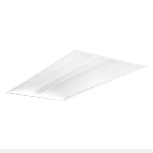 Columbia Lighting LSER24-40MLG-C-EDU 2'x4' Serrano LED Architectural Luminaire, 4000K, 4870 Lumens, Grid Ceiling, Contour Shielding, 0-10V Dimming, 120-277V
