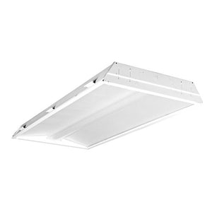 Columbia Lighting LSER24-35LWG-C-EU 41W 2'x4' Serrano LED Architectural Luminaire, 3500K, 4200 Lumens, Grid Ceiling, Contour Shielding, Fixed Output, 120-277V