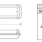 Columbia Lighting LXEM4-40ML-DFA-EU 47W 4' LED Enclosed and Gasketed Fiberglass Extreme Environment, 4000K, Medium Lumen, Deep Frosted Acrylic Shielding, Fixed Output, 120-277V, White Finish
