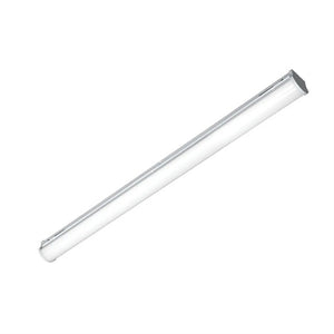 Columbia Lighting MPS4-30ML-CW-EDU 4' MultiPurpose Linear LED Light, 80 CRI, 3000K, 4500 Lumens, Curve Frosted Acrylic, Wide Distribution, 0-10V Dimming, 120-277V