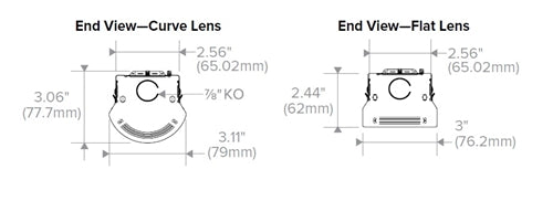 Columbia Lighting MPS4-40ML-CW-EDU 4' MultiPurpose Linear LED Light, 80 CRI, 4000K, 4500 Lumens, Curve Frosted Acrylic, Wide Distribution, 0-10V Dimming, 120-277V