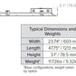 Columbia Lighting NBT24-40L058G-FP-ED1U 2'x4' Back-Lit Troffer, 4000K, 5800 Lumens, 120-277V