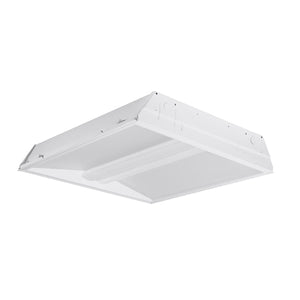 Columbia Lighting RLA24-40MLG-EDU 55W 2'x4' Recessed LED Architectual Luminaire, 4000K, Medium Lumen, Grid Ceiling, 0-10V Dimming, 120-277V