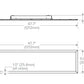 Columbia Lighting SRP14-35MLG-EDU 1'x4' LED Scaler Edge-Lit Panel, 80 CRI, 3500K, 4554-5123 Lumens, Grid Ceiling, 0-10V Dimming, 120-277V