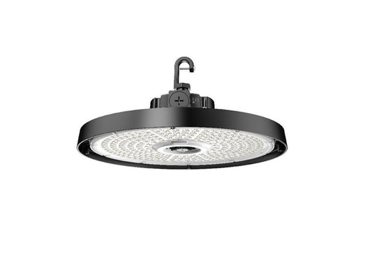 Columbia Lighting CRN2-2-LSCS-EDMV-SO-B 150/200/240W Wet Location High Bay, Lumen Switchable / CCT Switchable 3500/4000/5000K, 0-10V Dimming, 120–347V, Switchable Beam 100 Degrees /80 Degrees/60 Degrees, Black