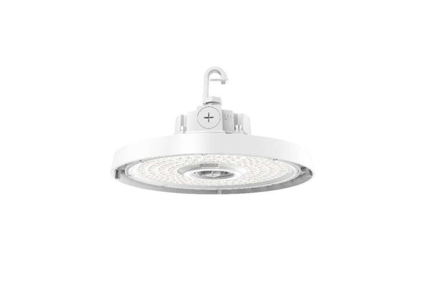 Columbia Lighting CRN2-2-LSCS-EDMV-SO-W 150/200/240W Wet Location High Bay, Lumen Switchable / CCT Switchable 3500/4000/5000K, 0-10V Dimming, 120–347V, Switchable Beam 100 Degrees /80 Degrees/60 Degrees, White