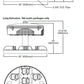 Streetworks CST-CA10-630-730-8-T5R-AP-20K 630W Celesteon LED Area Light, 10 COB Light Engine, 70 CRI,3000K, 480V, Type V Round Distribution, 20kV UL 1449 Surge Protective Device, Grey