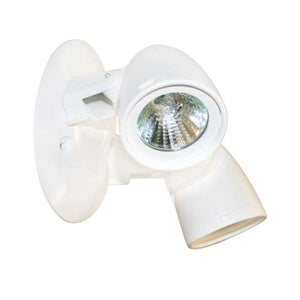 Dual-Lite CPRDW0605 6V, 5W Halogen Decorative Indoor Remote Lighting Head, Double Heads, White Finish