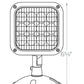Dual-Lite CRHO 6V 1W LED Outdoor Remote Lighting Head, Wet Location, Single Head, Silver Finish