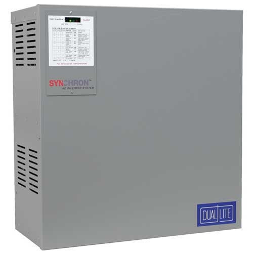 Dual-Lite DLS-400-120 400W Single-Phase Central Lighting Inverter120V, Normally On Circuit Breaker