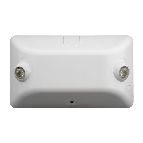 Dual-Lite EV4D 1W Architectural LED Emergency Light with Remote Capacity, Damp Location Listed, White Finish