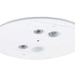 Dual-Lite EV4RB Recessed Ceiling Mount LED Emergency Light, Black Finish