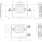 Dual Lite EVCHL-U-G-W-12 12W High Lumen Combination Exit/ Emergency Light, Universal Single/ Double Face, Green Letter, White Finish