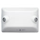 Dual-Lite EVHC6 6W High Lumen LED Emergency Light, No Self-Diagnostics, White Finish