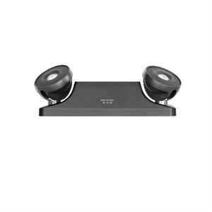 Dual Lite EZ-2LB LED lamp head Dual Emergency Light, Damp Location Listed, Wall Mount, Black Finish