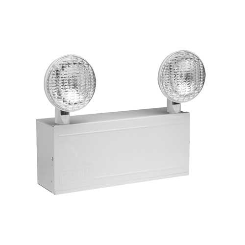 Dual-Lite LM40 40W 6V High Capacity Emergency Light, Lead Calcium Battery, No Self-Diagnostics, White Finish