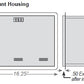 Dual-Lite LPS20-R 20W Central Lighting Micro Inverter, Recessed Wall Mount