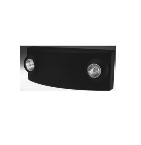 Dual-Lite LZ25D-B 25W Dual Designer Emergency Light, 6V Lead-Calcium Battery, Damp Location Listing, Sprectron Self-Test, Black Finish