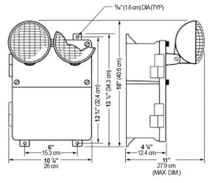 Dual-Lite N4X7-12V 6V Harsh Environment Emergency Light