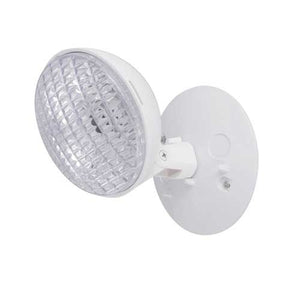 Dual-Lite SRHSW0608 6V, 8W Halogen Standard Remote Lighting Head, Single Head, White Finish