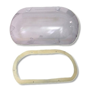 Dual-Lite VRS Vandal Resistant Shield for Use With EZ-2, LZ, LZ High Capacity, EXT-122-EM-K, EZ-2R Series 