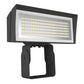 RAB FFLEDMT/PCU 52W Trunnion Mount LED Floodlight, 4000K/5000K (Cool), 8138-10813 Lumens, 82 CRI, 7H x 6V Beam Distribution, Standard Operation, Bronze Finish
