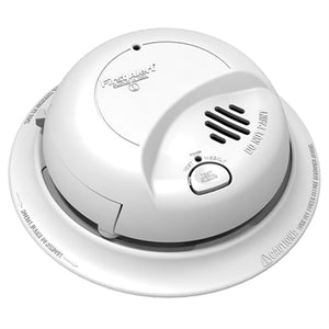 First Alert BRK SA4121B 120V AC/DC Hardwired with 9V Battery Backup Ionization Smoke Alarm and Silence Button (Upgraded to SMI100-AC)