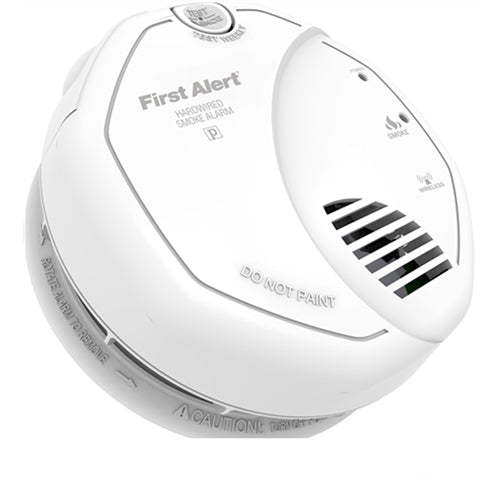 BRK Electronics First Alert SA520 120V AC/DC Wireless OneLink Smoke Al ...