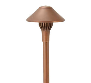 Focus Industries AL-01-LEDP-BLT 12V 4W LED 300 lumens 5.5" China Hat Area Light, Black Texture Finish