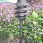 Focus Industries AL-03-4T103LED3LUN 12V 3W Omni LED Cast Aluminum 10" 4 Tier Pagoda Hat Area Light with 3" Base, Luna Finish