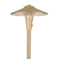 Focus Industries AL-04-LED3WTX 12V 3W Omni LED Cast Aluminum 7.5" China Hat Area Light, White Texture Finish
