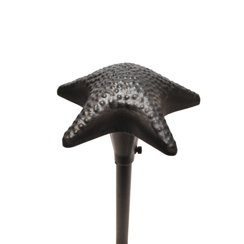Focus Industries  12V 3W Omni LED Cast Aluminum Starfish Hat Area Light, Chrome Powder Finish