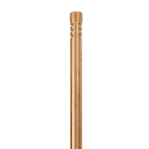Focus Industries AL-08-SM-L12-25F-COP 12V 3W 1.5" Mini Bollard Area Light, Copper Unfinished Finish