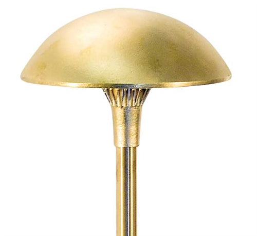 Focus Industries AL-12-LEDP-RST 12V 4W LED 300 lumens 8" Mushroom Hat Area Light, Rust Finish