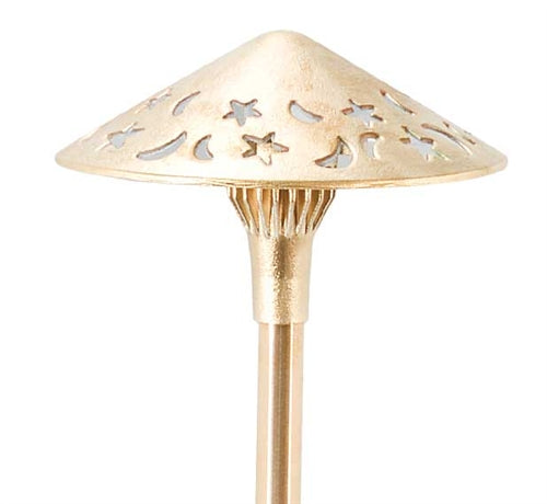 Focus Industries AL-16-LEDP-HTX 12V 4W LED 300 lumens 8" Stars and Moons Hat Area Light, Hunter Texture Finish