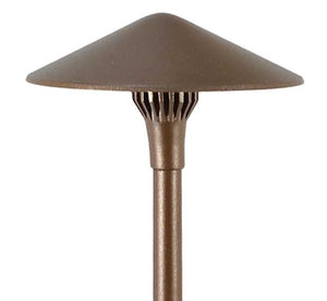 Focus Industries AL-17-LEDP-CPR 12V 4W LED 300 lumens 8" China Hat Area Light, Chrome Powder Finish