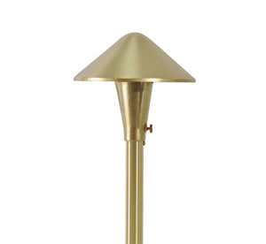Focus Industries AL-17-SM2AH-RBV 12V 20W T3 Halogen 5.5" China Hat Area Light, Rubbed Verde Finish