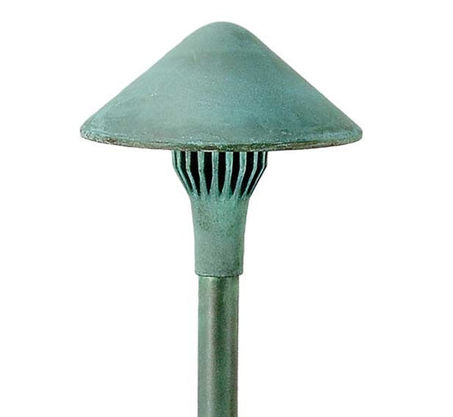 Focus Industries AL-17-SM2LEDP-BRT 12V 4W LED 300 lumens 5.5" China Hat Area Light, Bronze Texture Finish