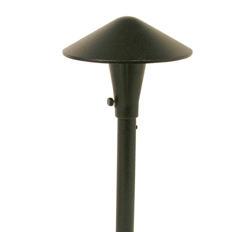 Focus Industries AL-17-SMAH-HTX 12V 20W T3 Halogen 5.5" China Hat Area Light, Hunter Texture Finish